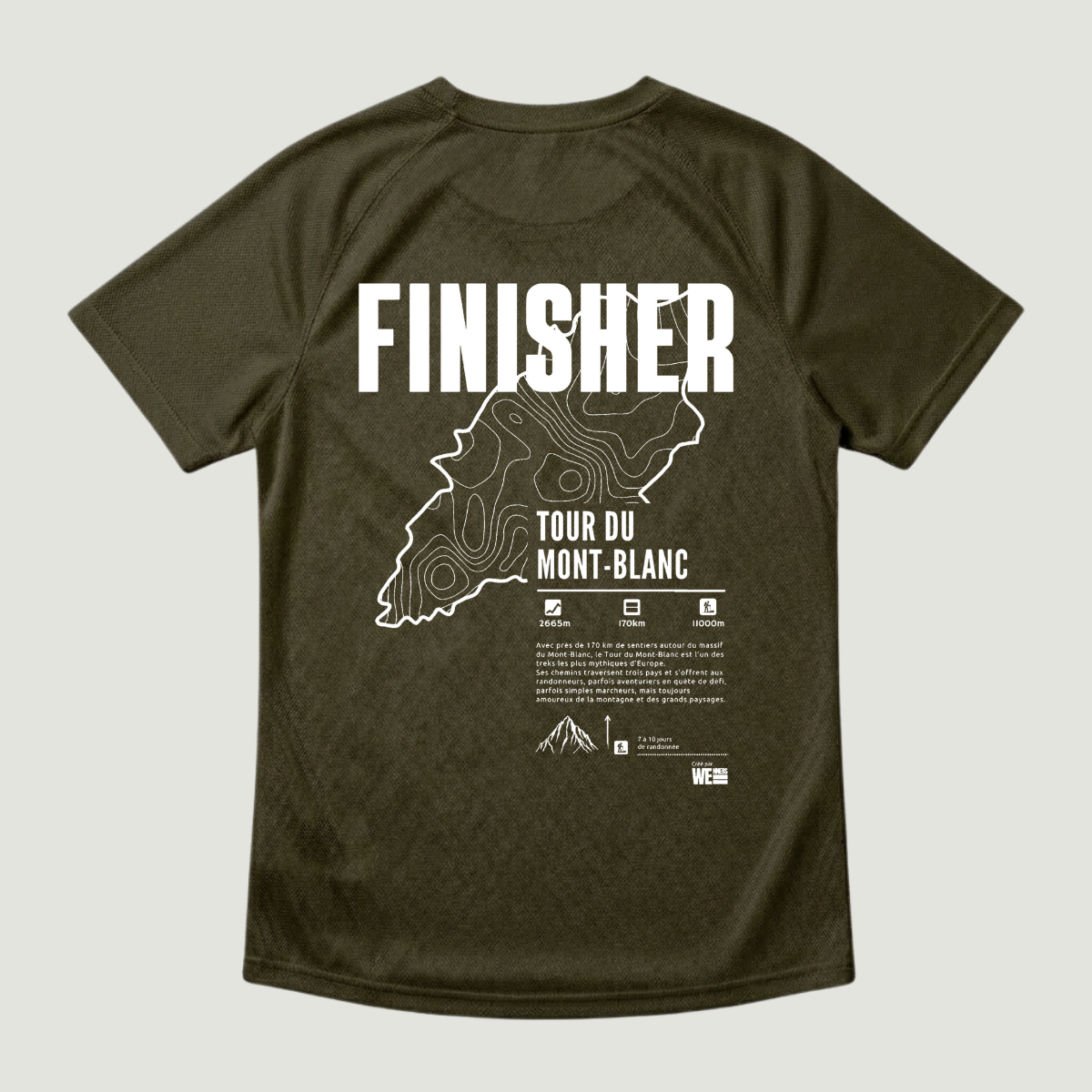 T-shirt sport TMB® Tour du Mont-Blanc