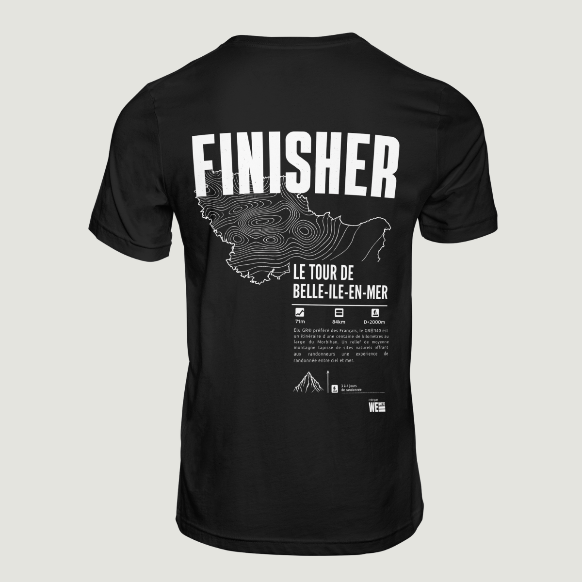 T-shirt GR®340 Le Tour de Belle-ile-en-mer