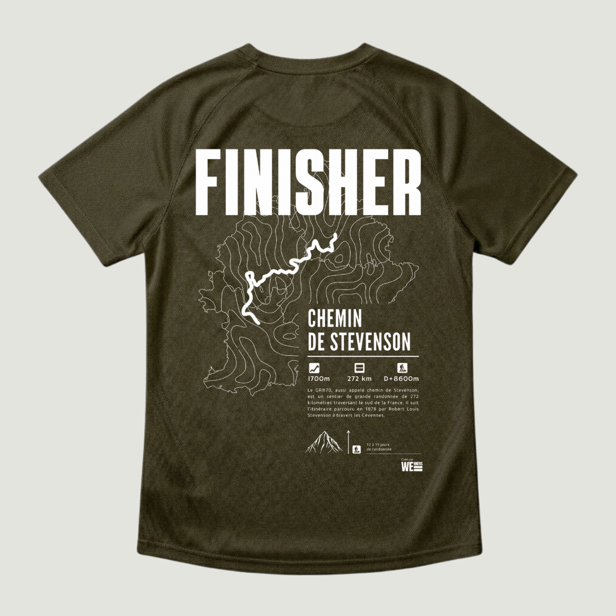 T-shirt sport GR®70 Chemin de Stevenson