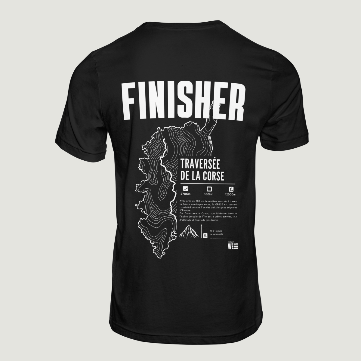 T-shirt GR®20 Traversée de la Corse