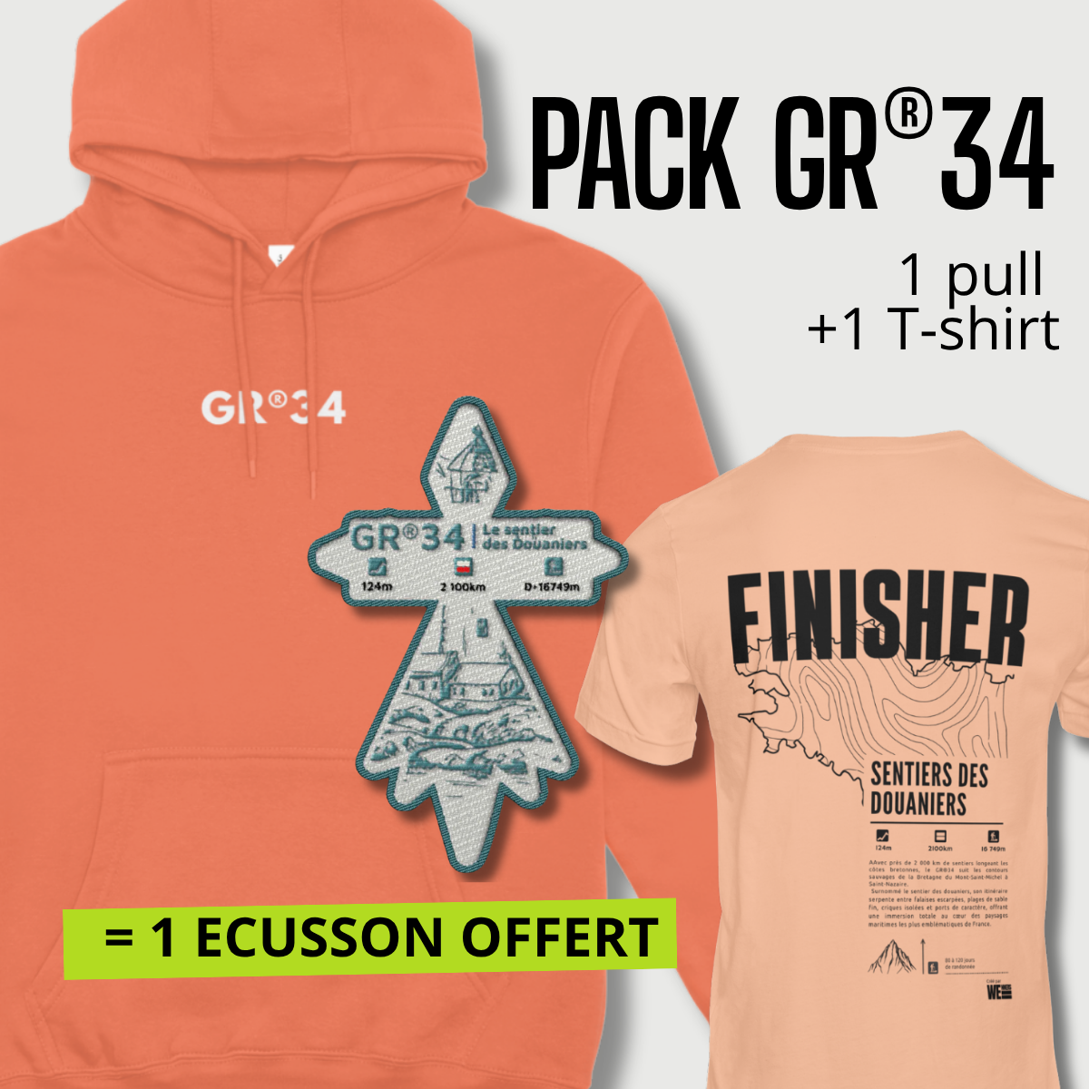 Pack GR®34 Sentier des Douaniers
