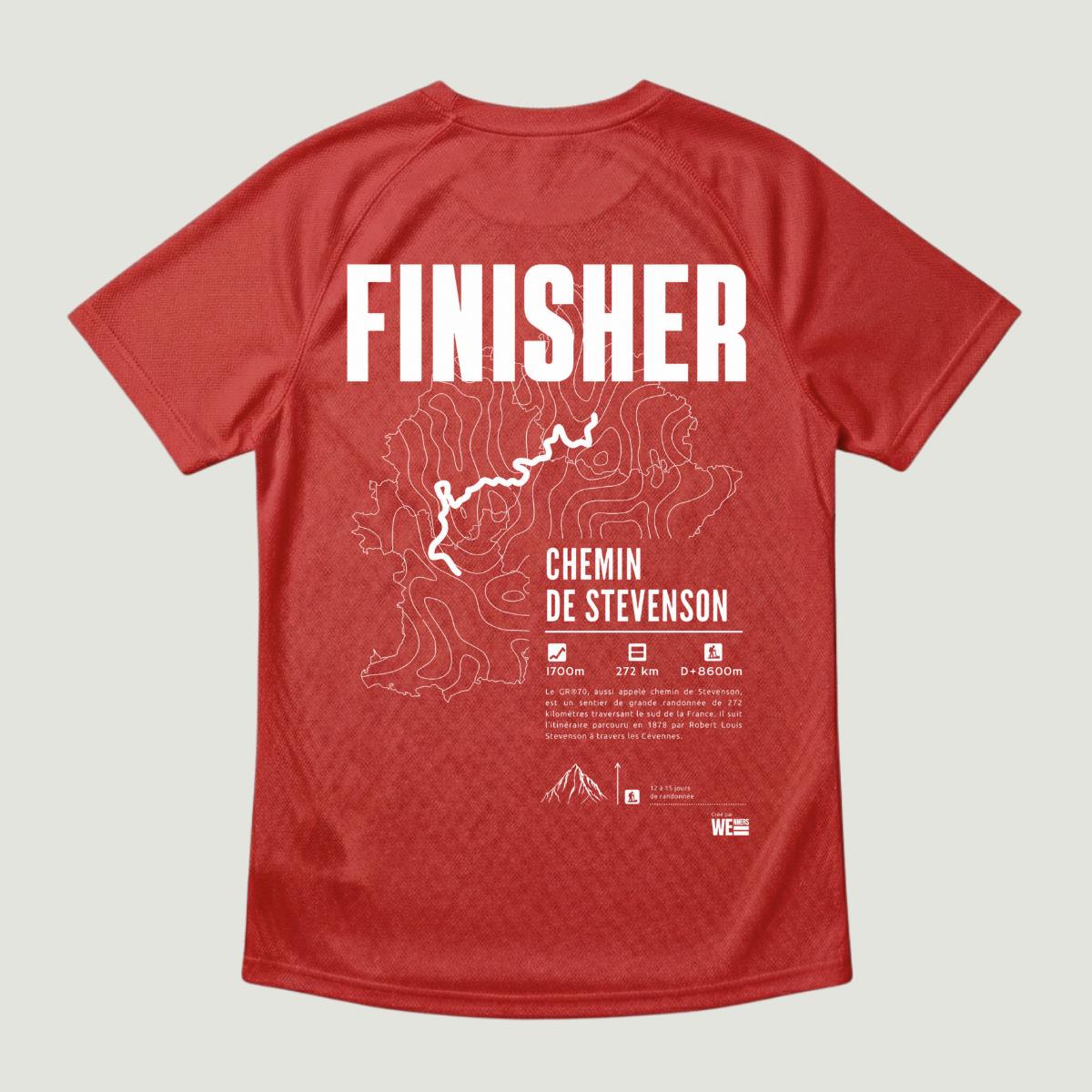 T-shirt sport GR®70 Chemin de Stevenson