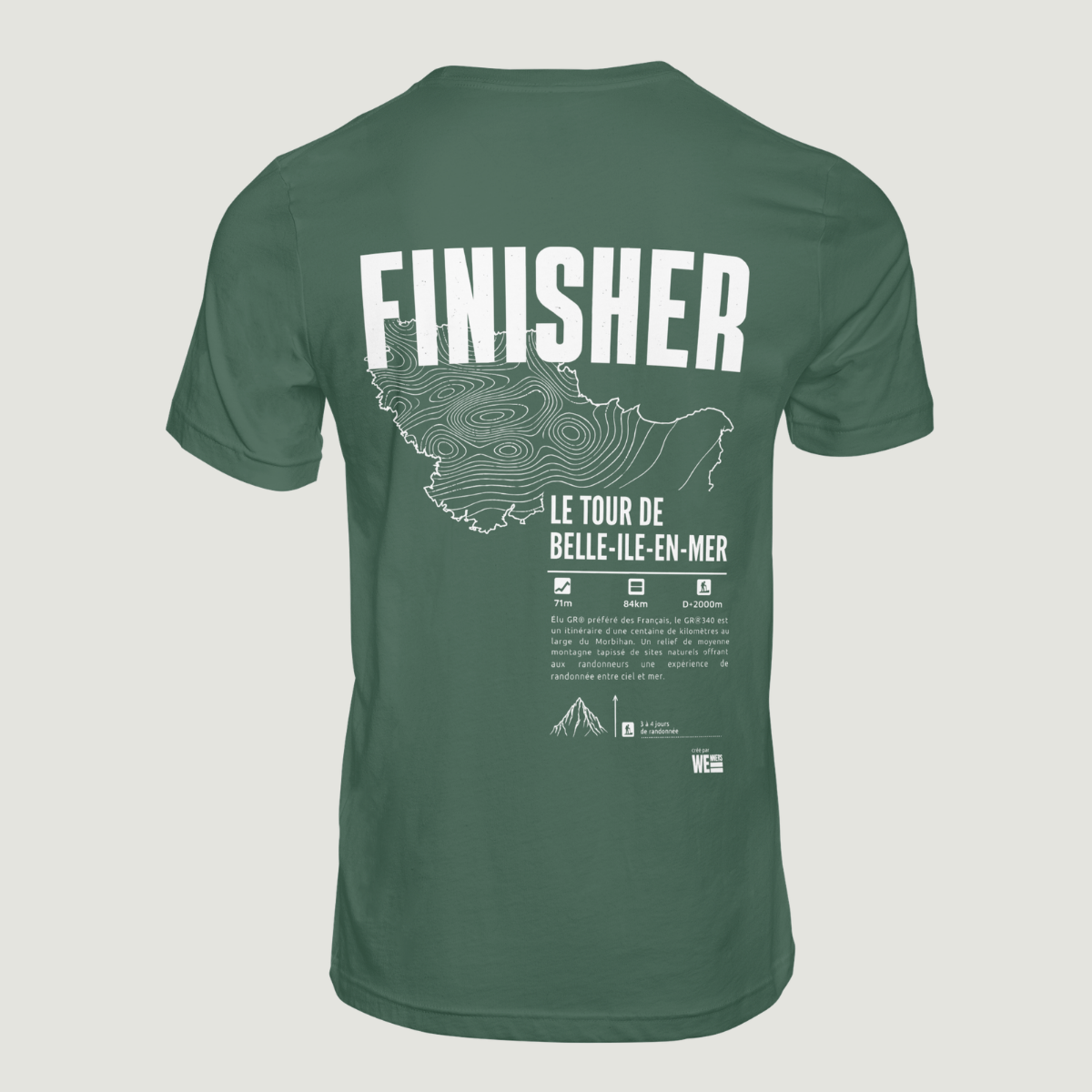 T-shirt GR®340 Le Tour de Belle-ile-en-mer