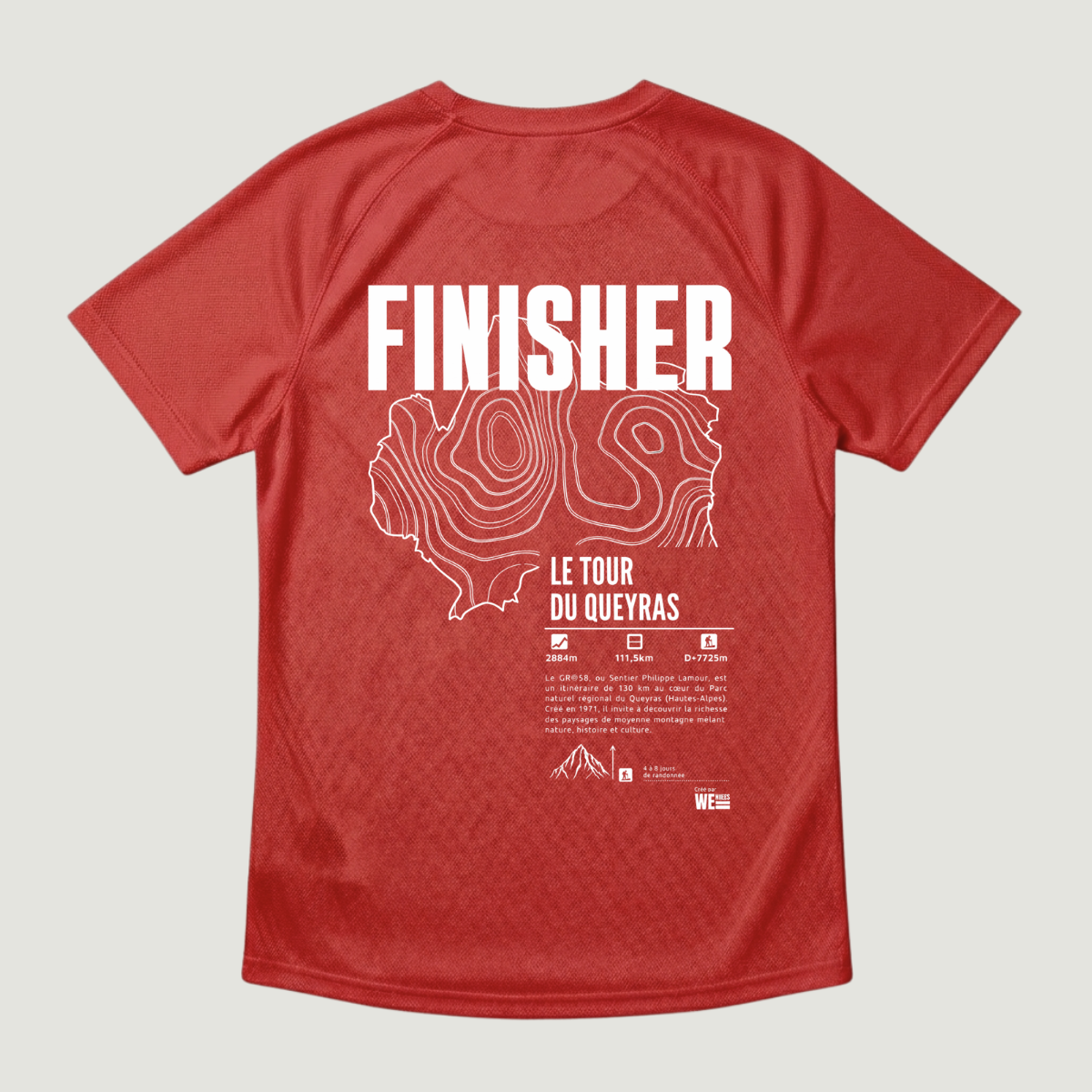 T-shirt sport GR®58 Le Tour du Queyras