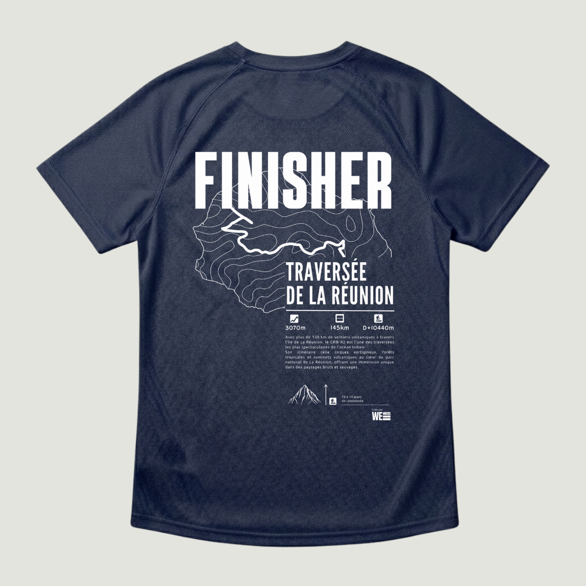 T-shirt sport GR®R2 Traversée de la Réunion