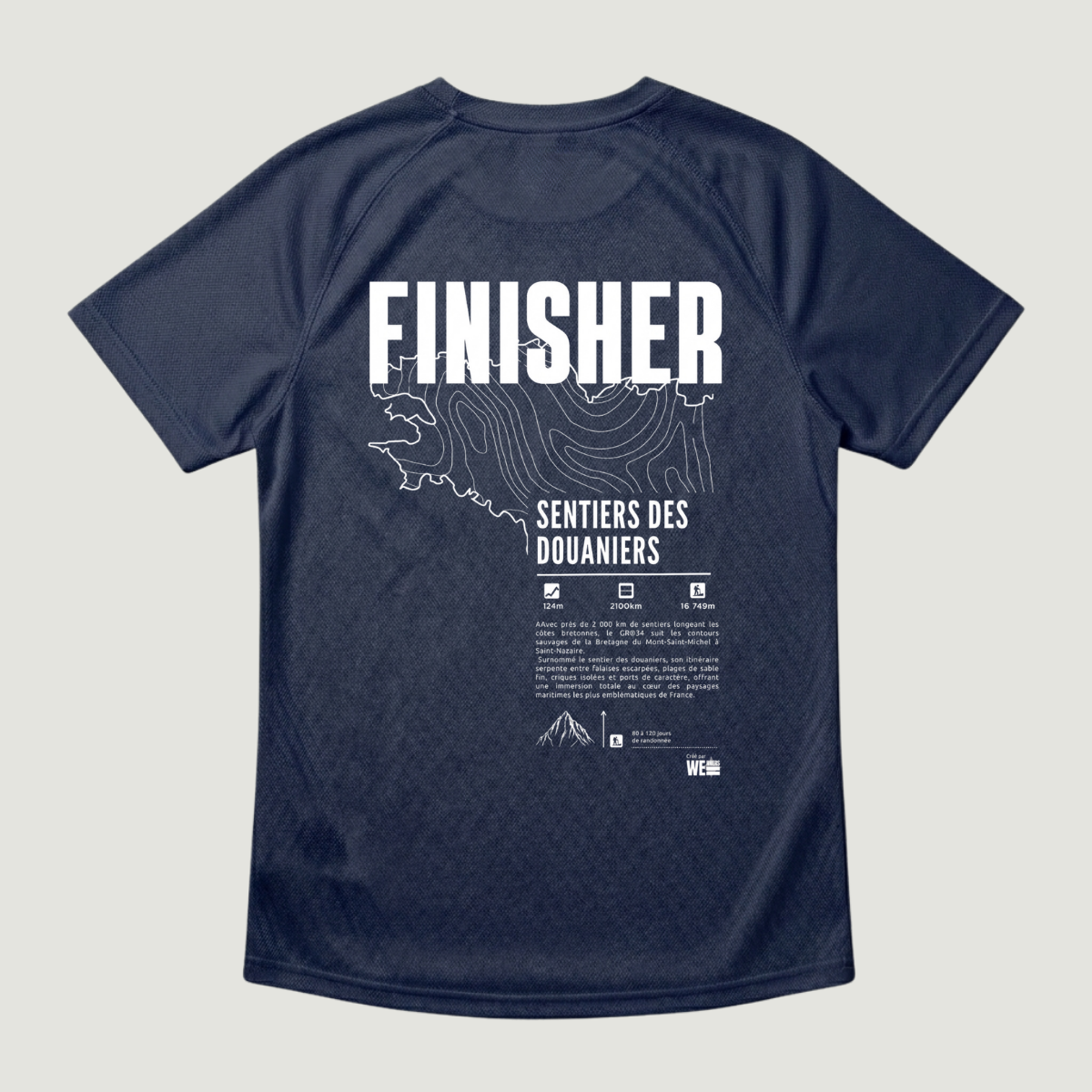 T-shirt sport GR®34 Sentiers des Douaniers