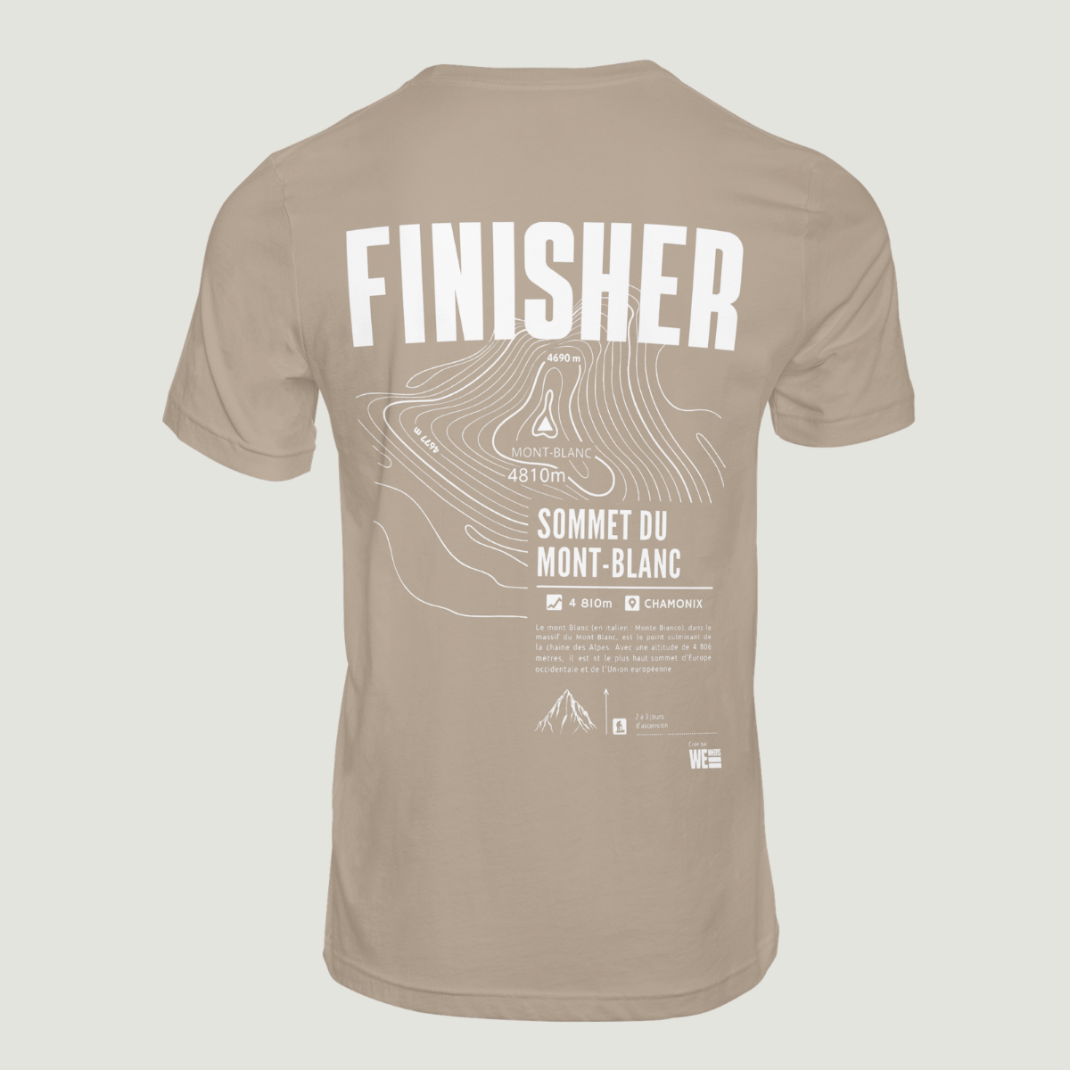 T-shirt Sommet du Mont-Blanc