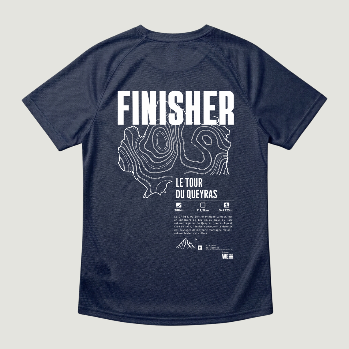T-shirt sport GR®58 Le Tour du Queyras