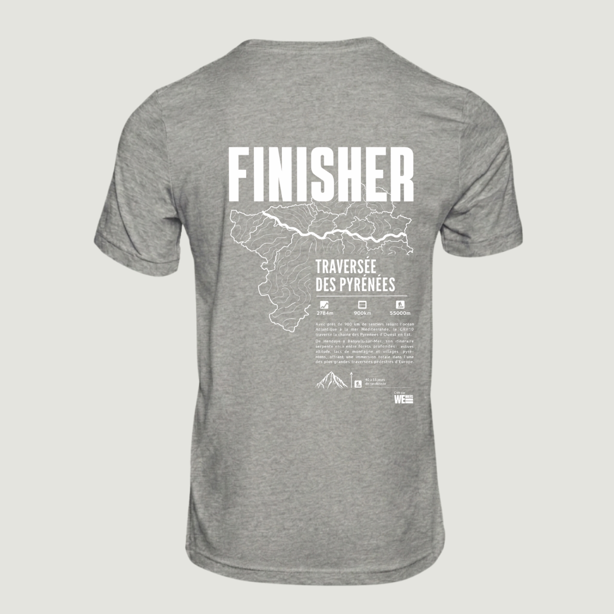 T-shirt GR®10 Traversée des Pyrénées