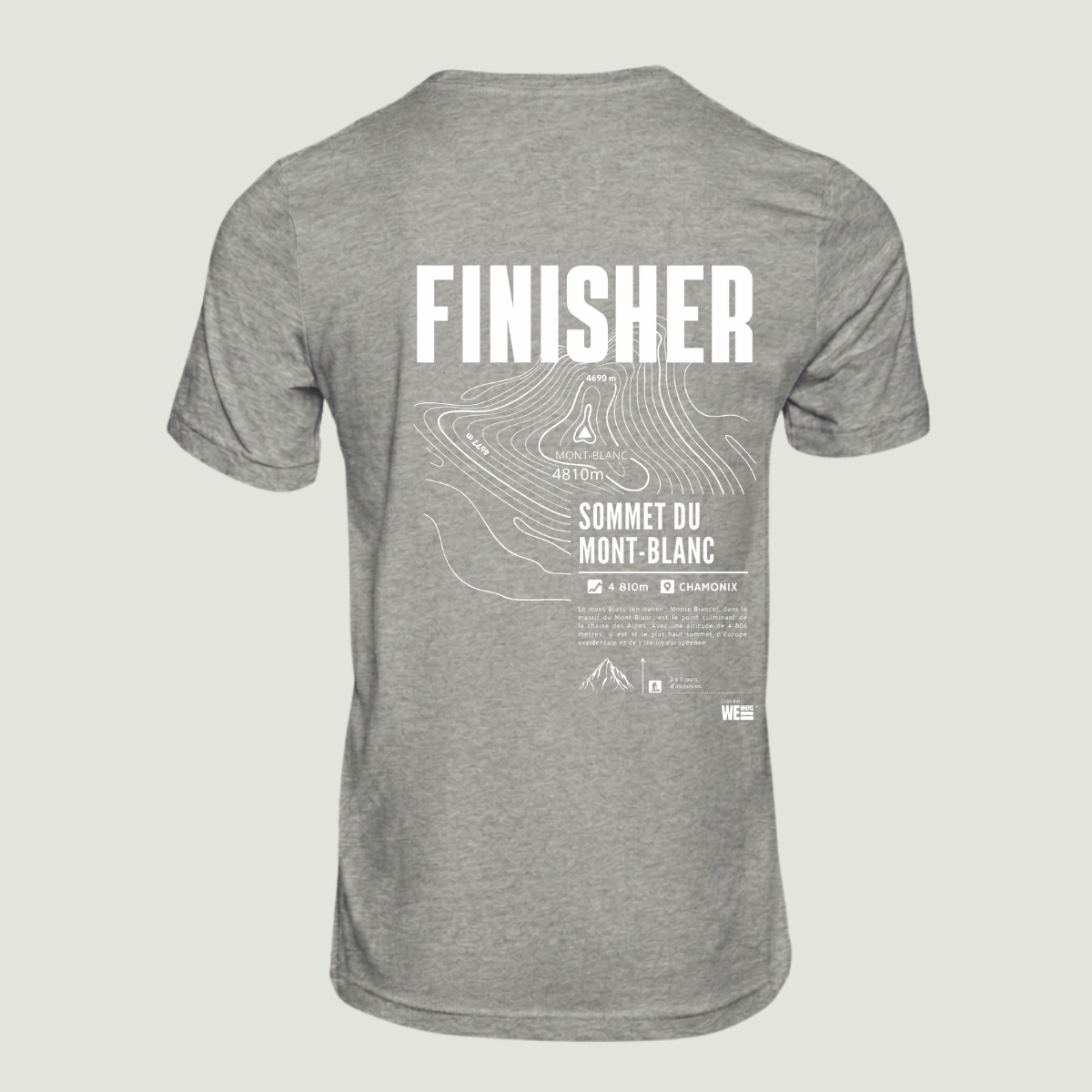 T-shirt Sommet du Mont-Blanc