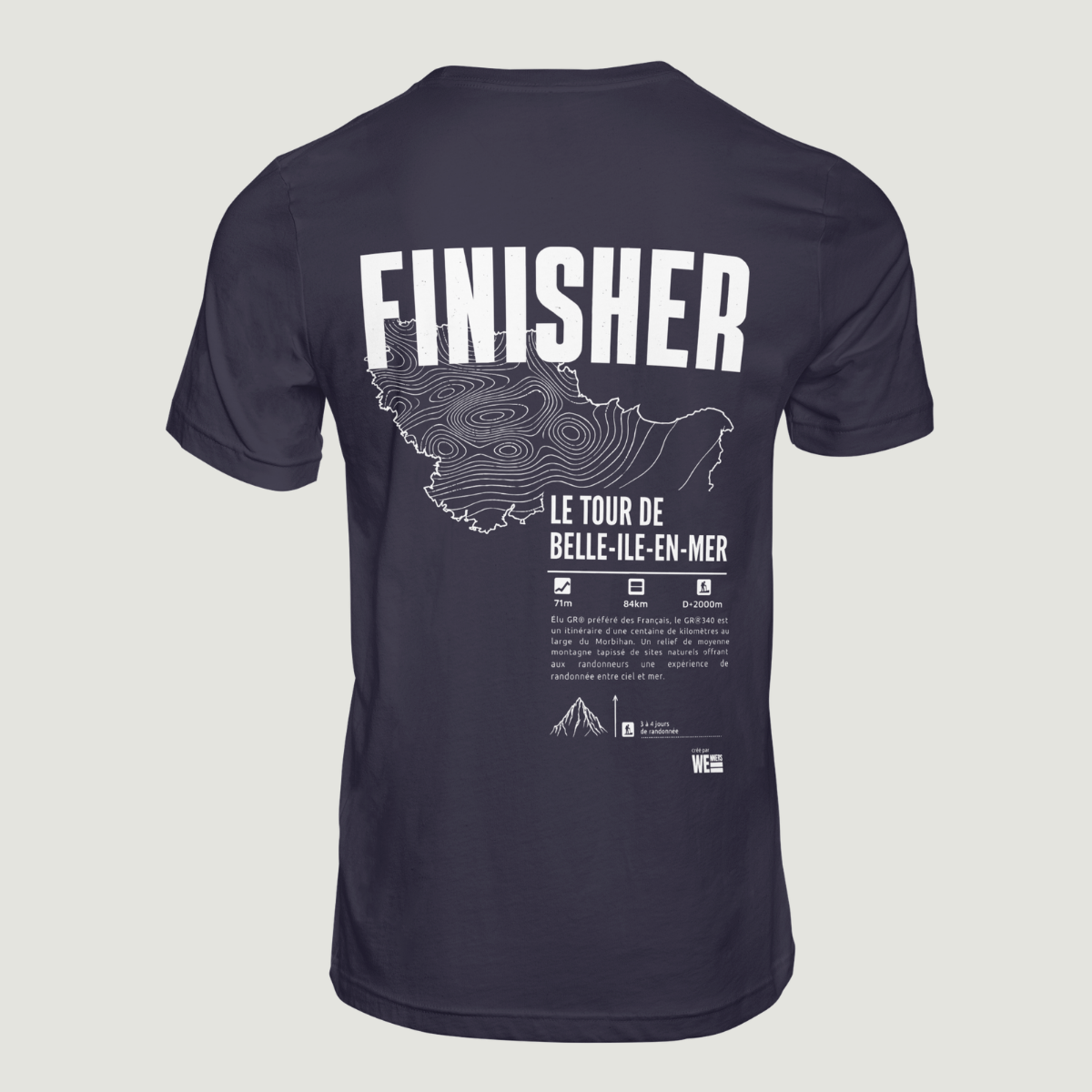 T-shirt GR®340 Le Tour de Belle-ile-en-mer