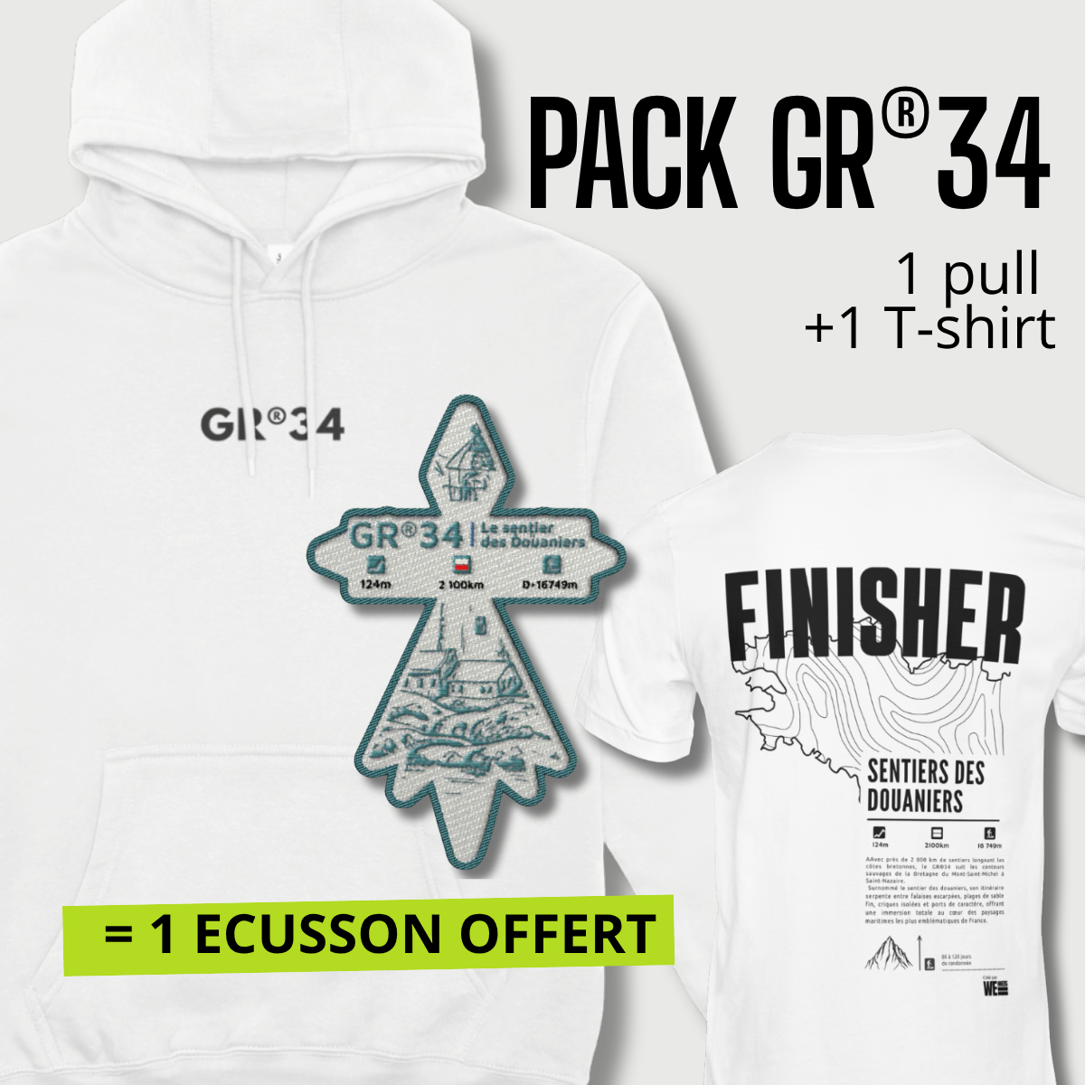 Pack GR®34 Sentier des Douaniers