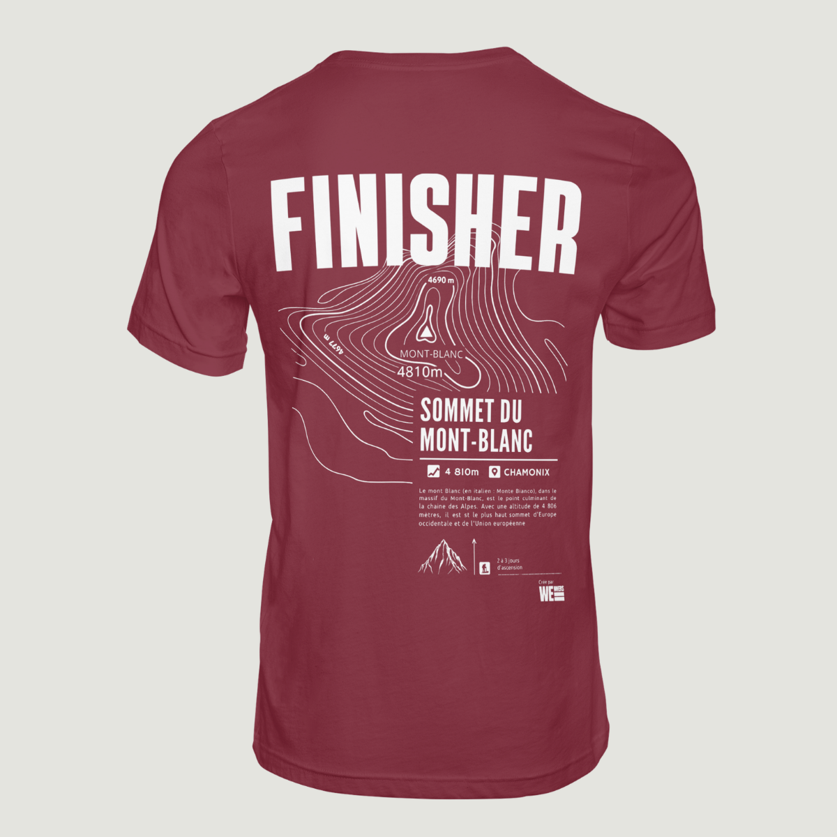 T-shirt Sommet du Mont-Blanc