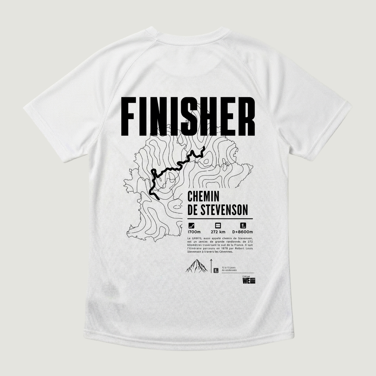 T-shirt sport GR®70 Chemin de Stevenson