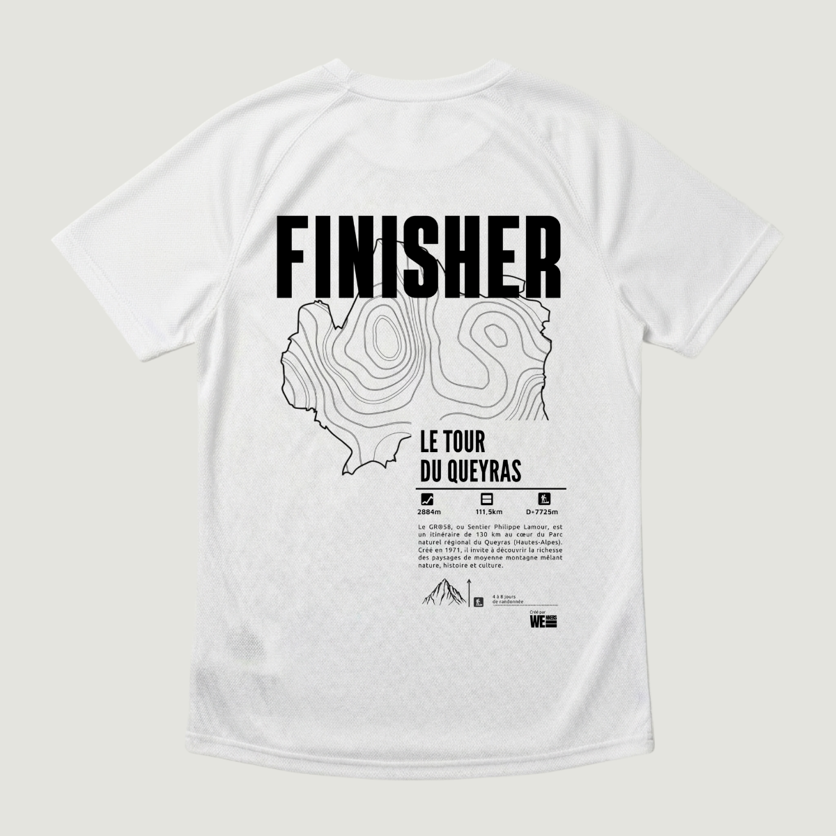 T-shirt sport GR®58 Le Tour du Queyras
