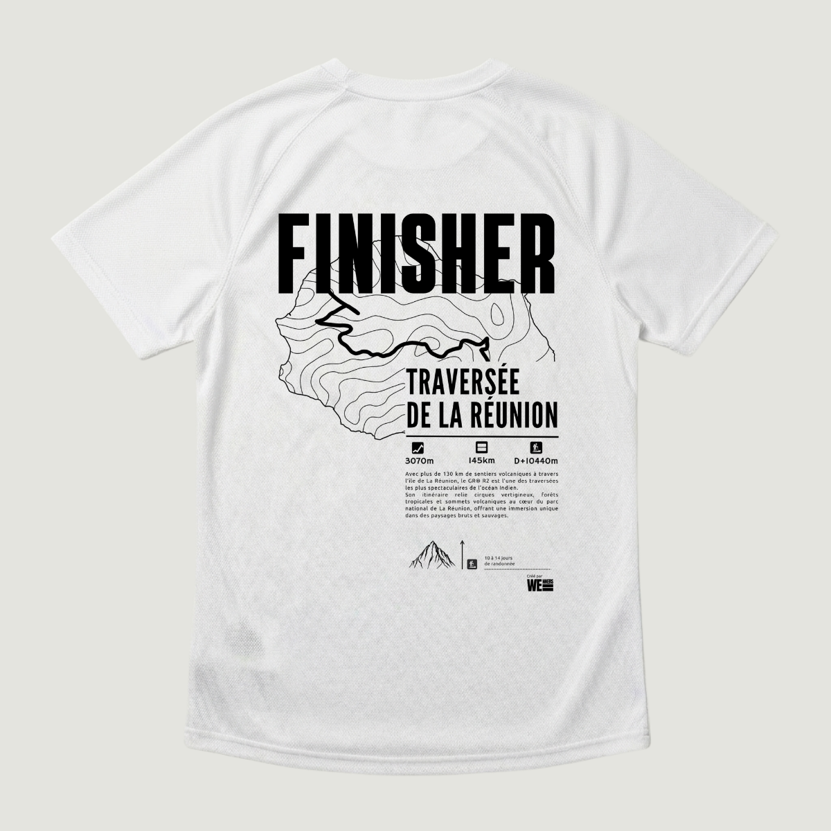 T-shirt sport GR®R2 Traversée de la Réunion