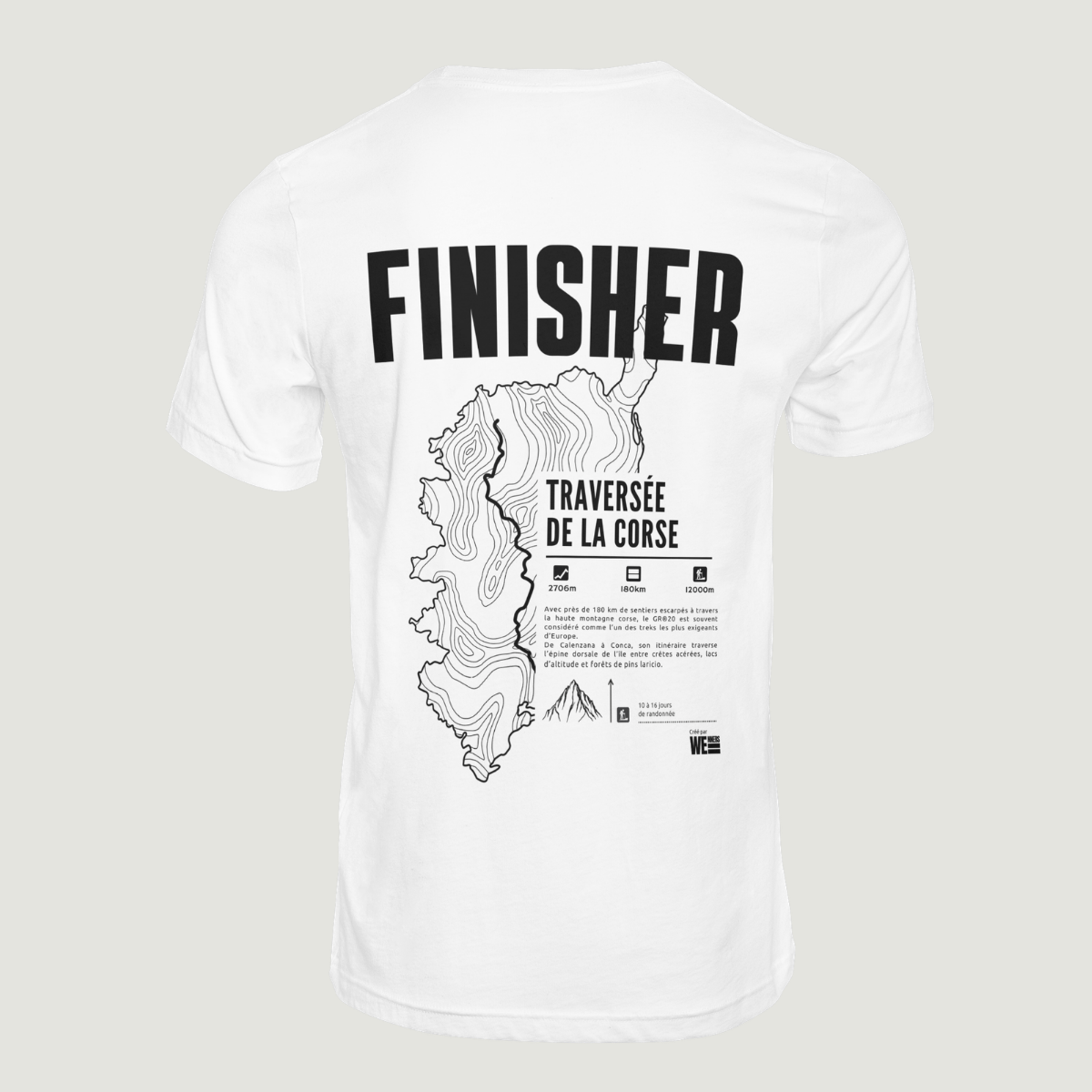 T-shirt GR®20 Traversée de la Corse