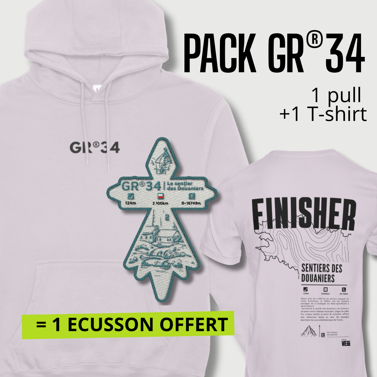 Pack GR®34 Sentier des Douaniers
