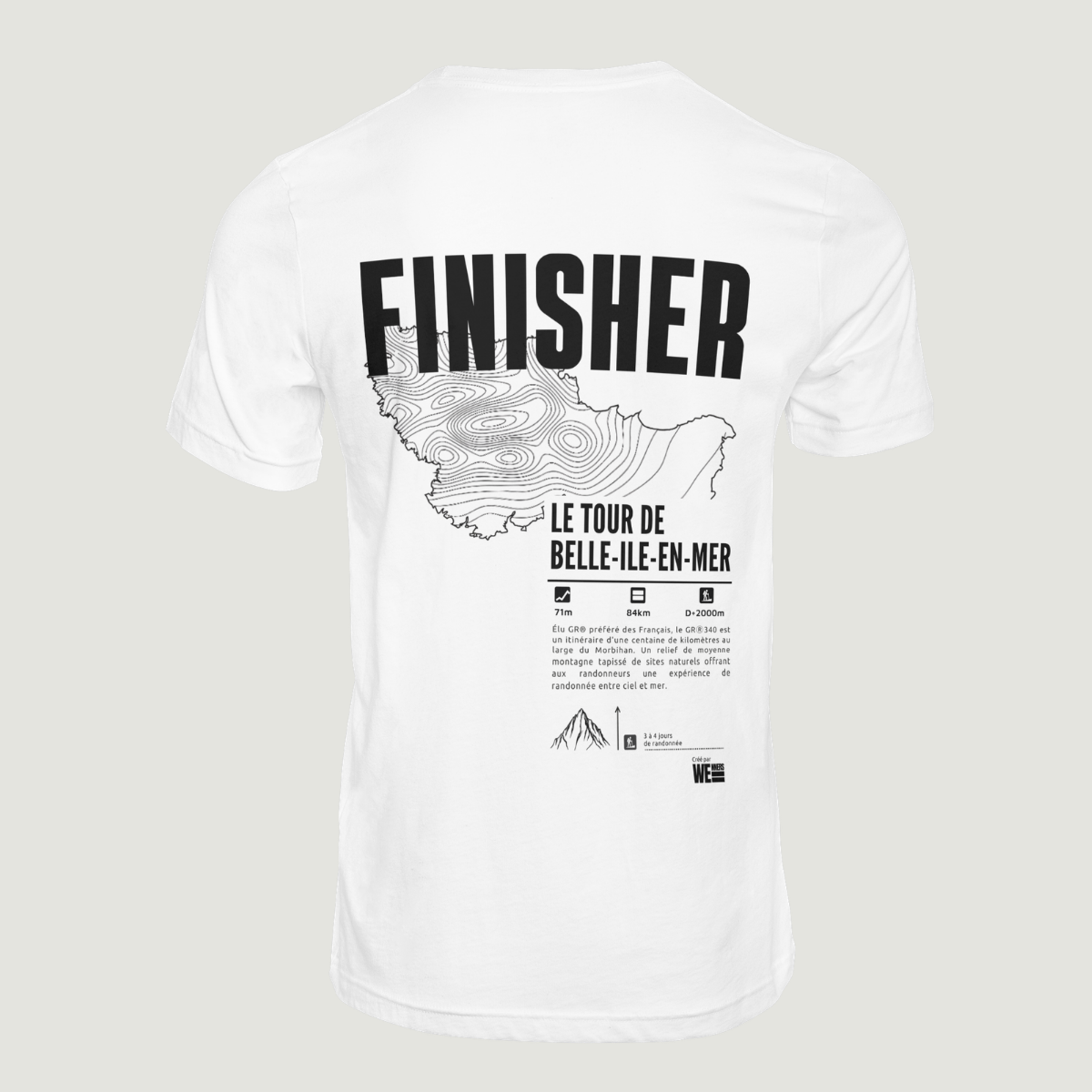 T-shirt GR®340 Le Tour de Belle-ile-en-mer