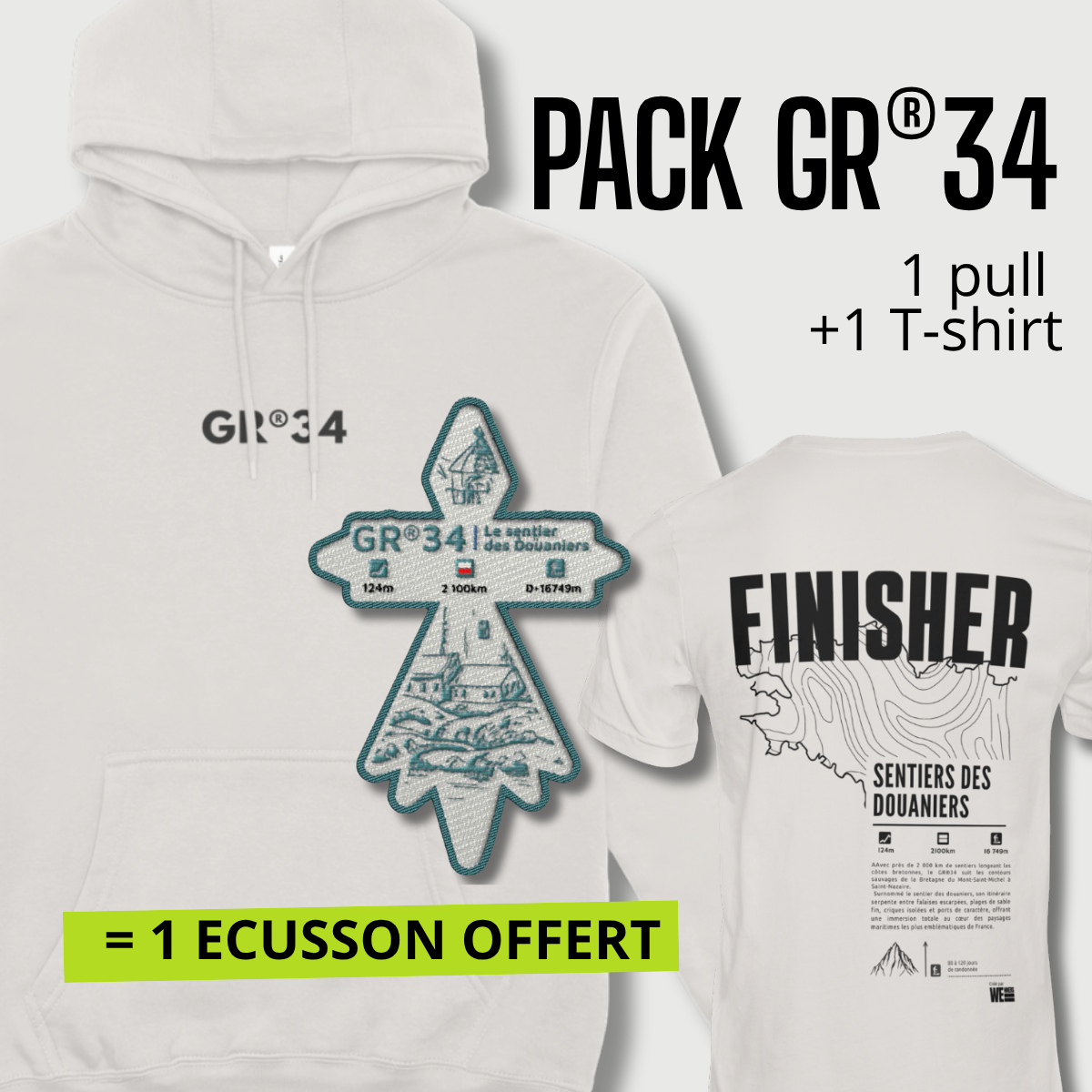 Pack GR®34 Sentier des Douaniers