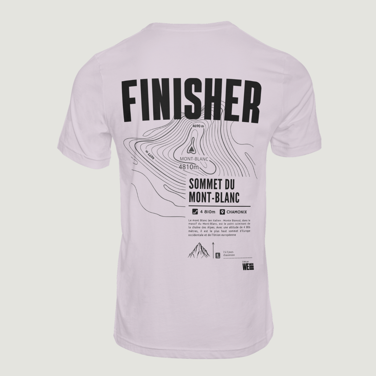 T-shirt Sommet du Mont-Blanc