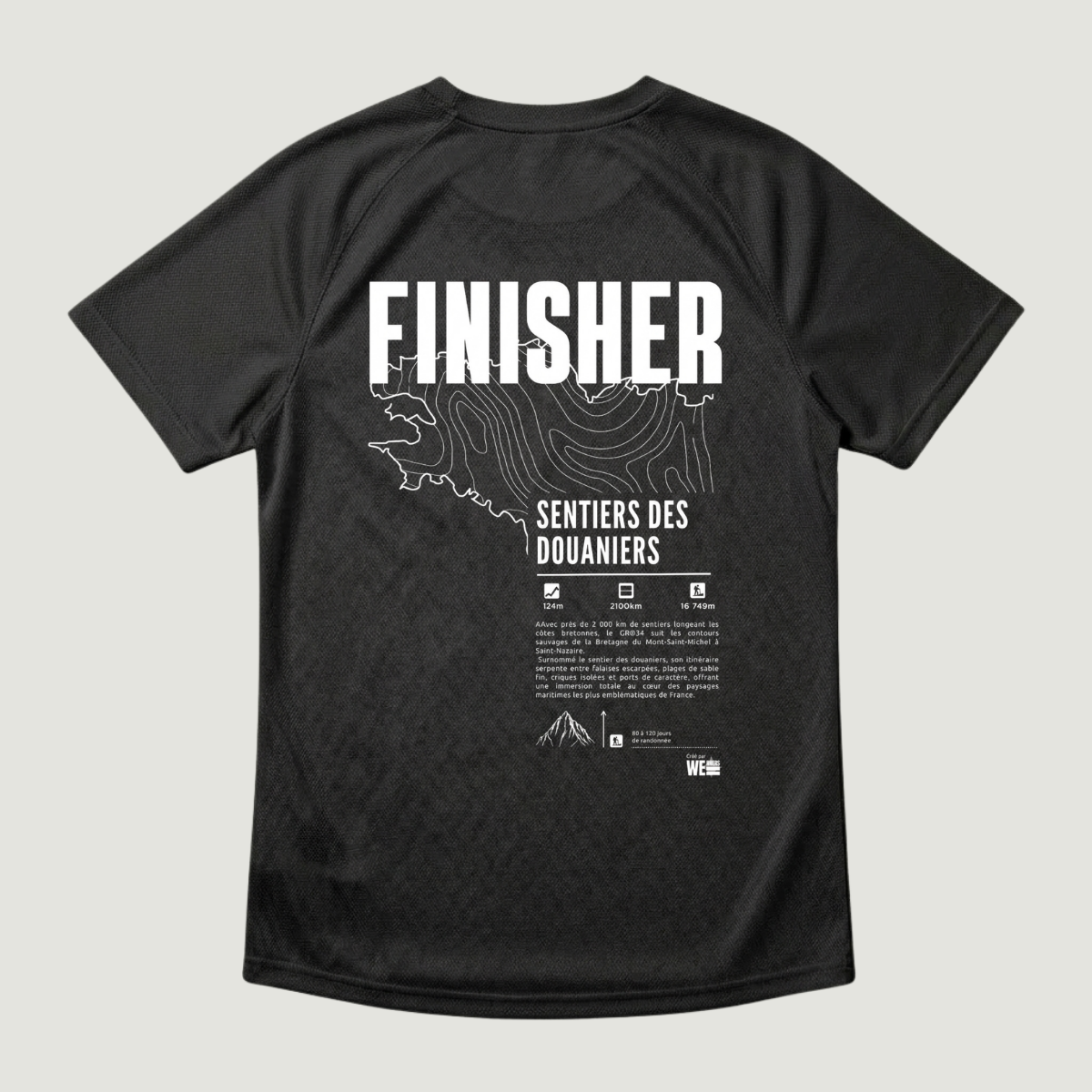 T-shirt sport GR®34 Sentiers des Douaniers