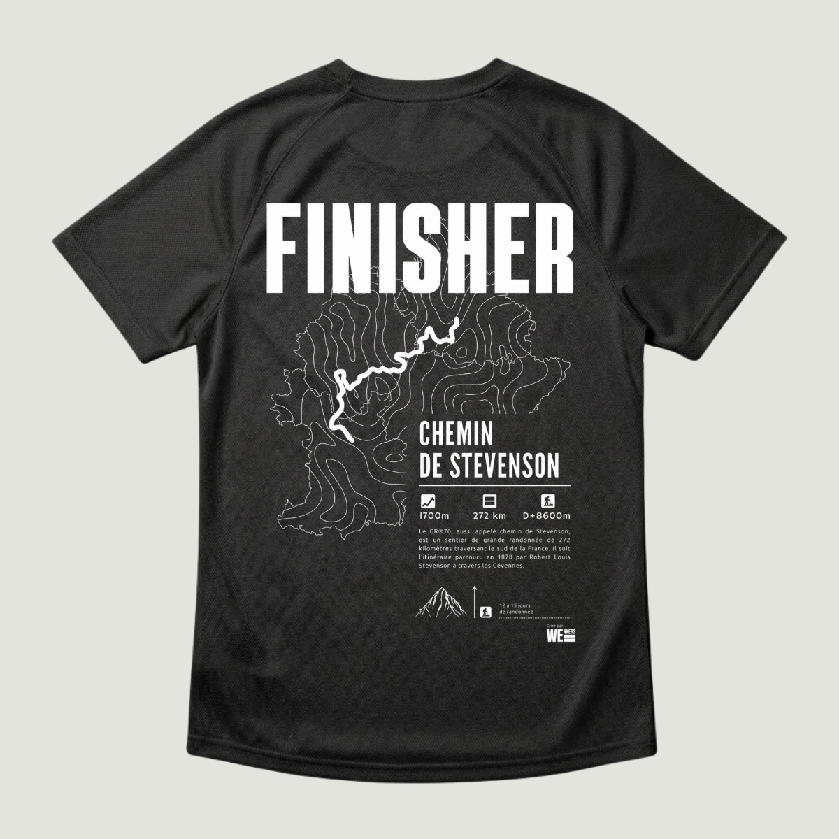 T-shirt sport GR®70 Chemin de Stevenson