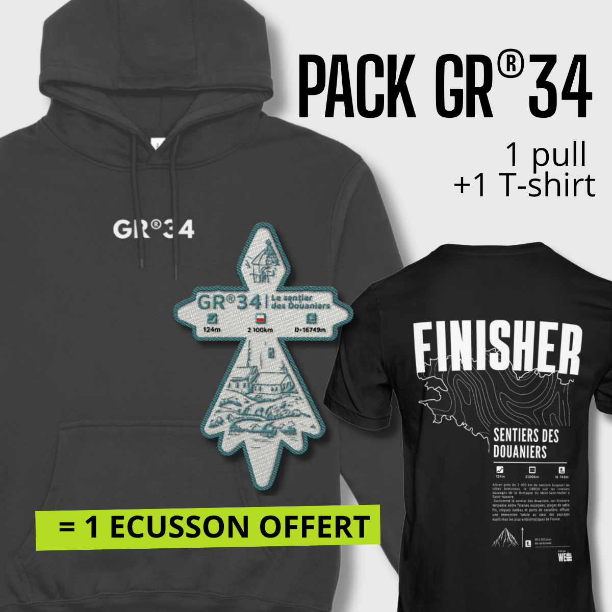 Pack GR®34 Sentier des Douaniers