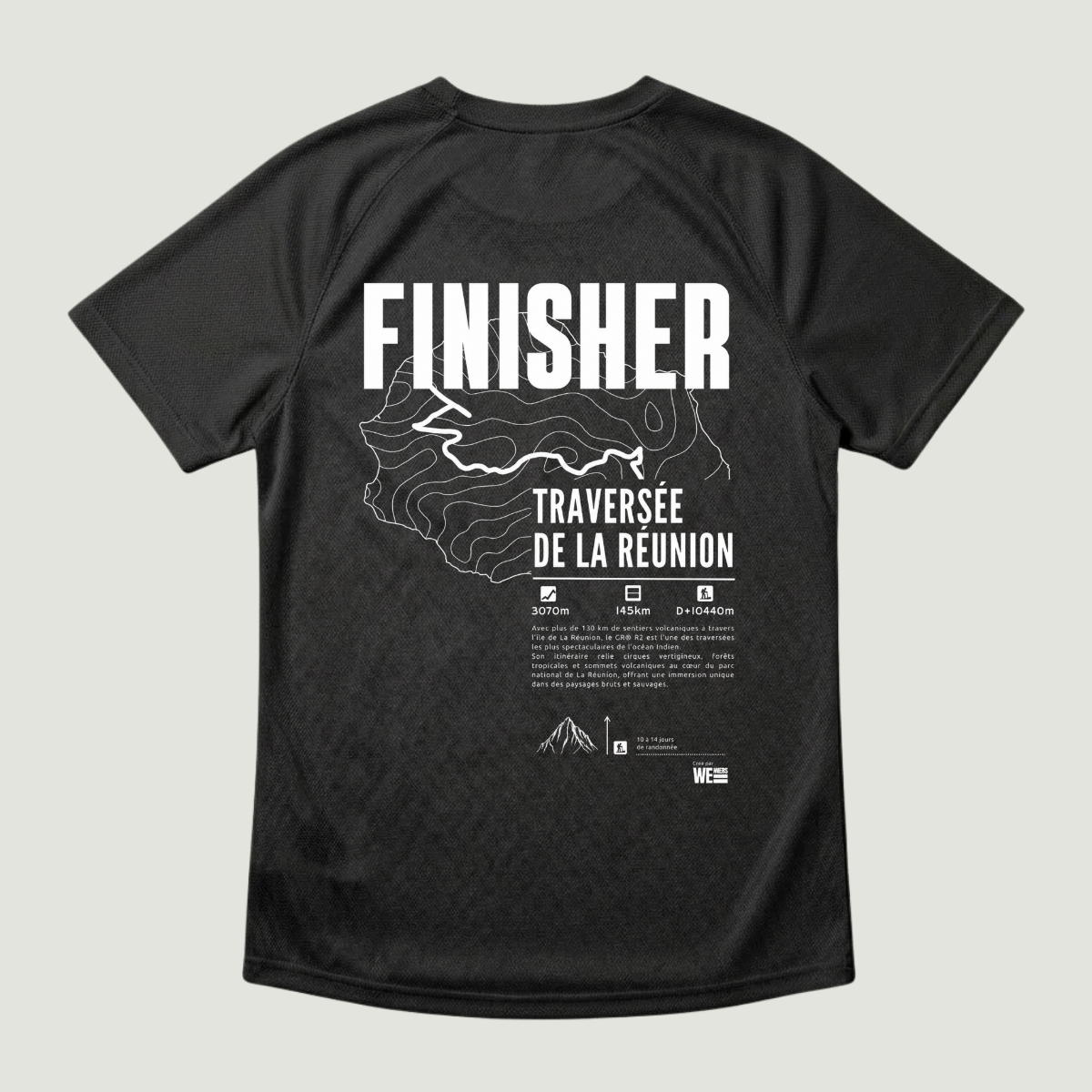 T-shirt sport GR®R2 Traversée de la Réunion