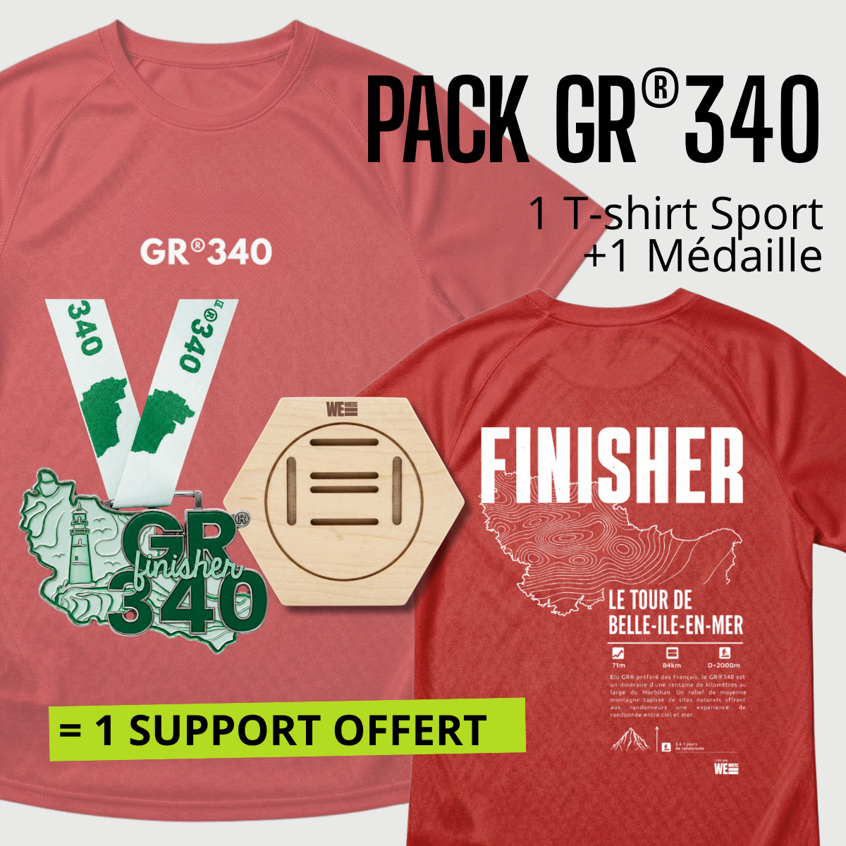 Pack Médaille GR®340 Tour de Belle-Ile