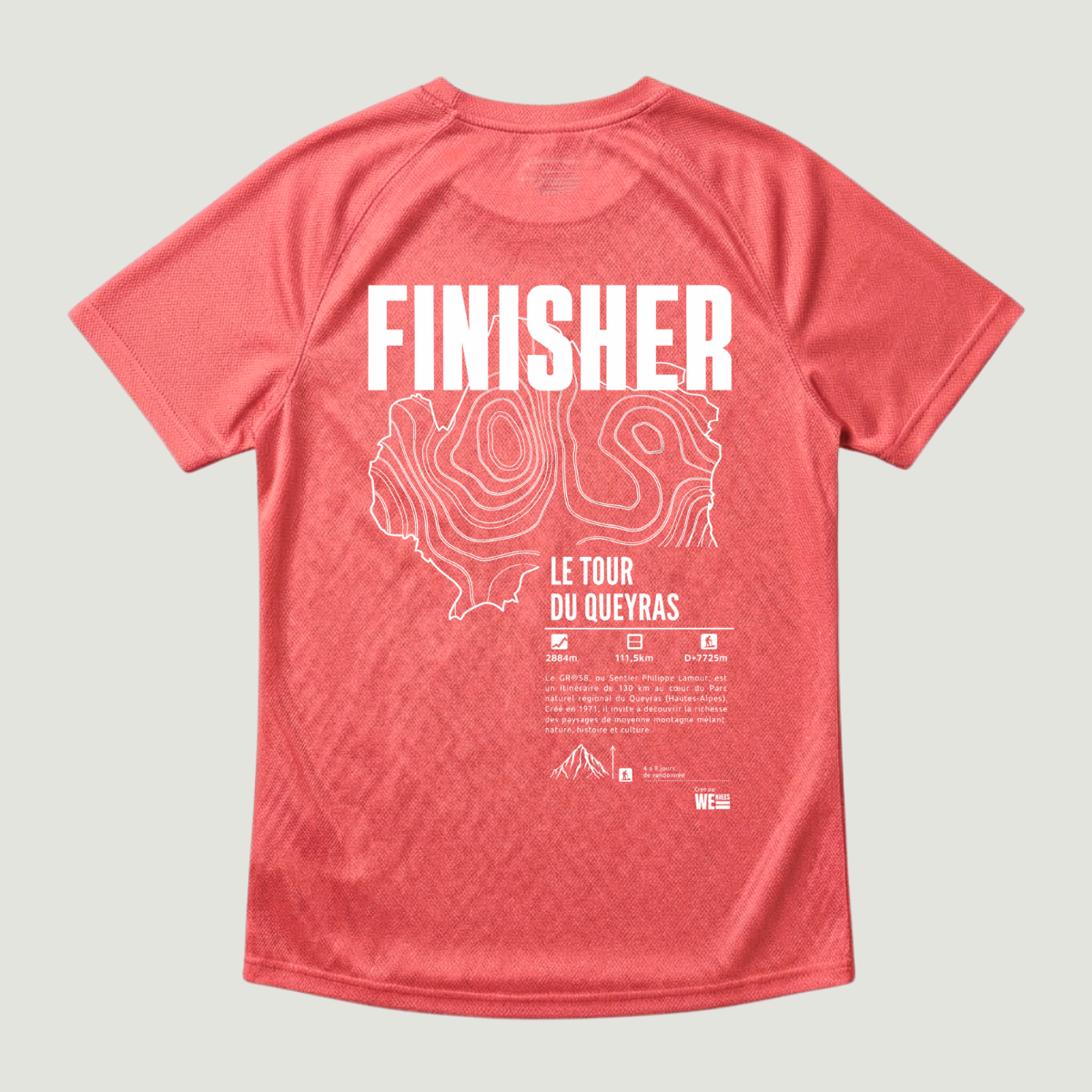 T-shirt sport GR®58 Le Tour du Queyras