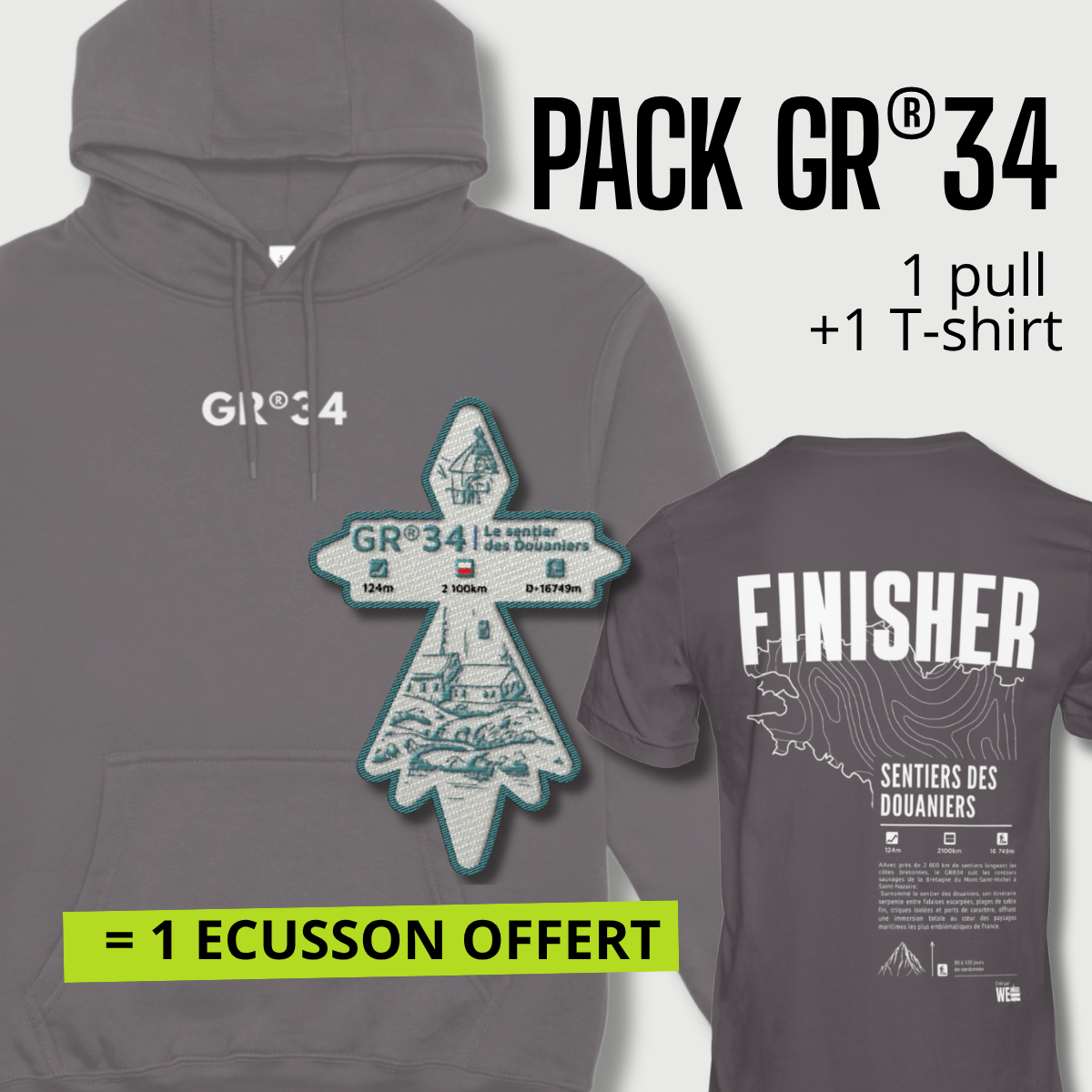 Pack GR®34 Sentier des Douaniers