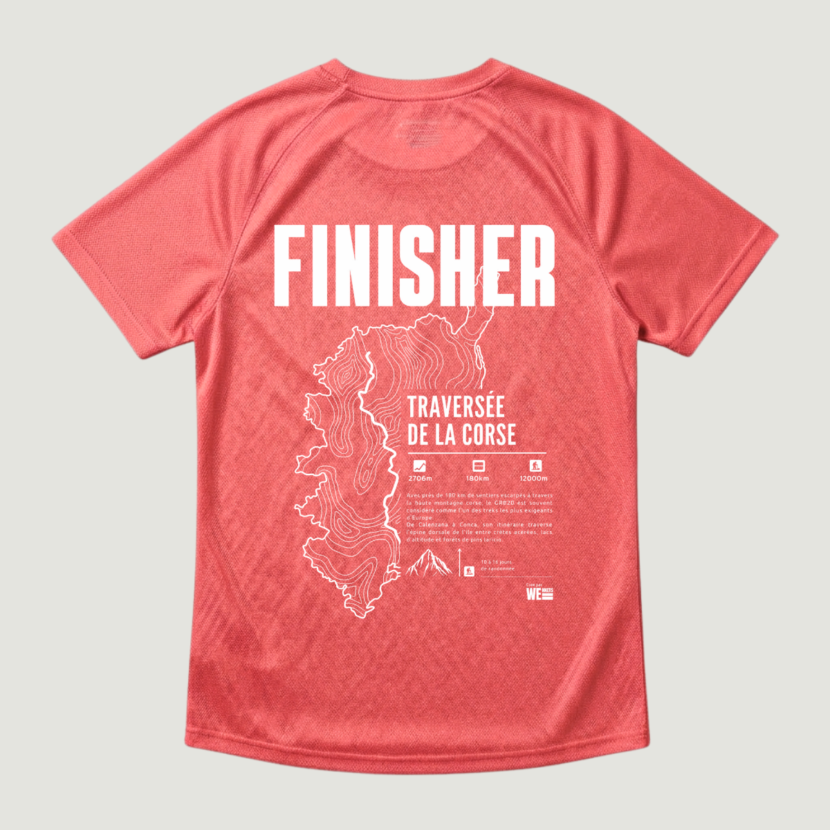 T-shirt sport GR®20 Traversée de la Corse