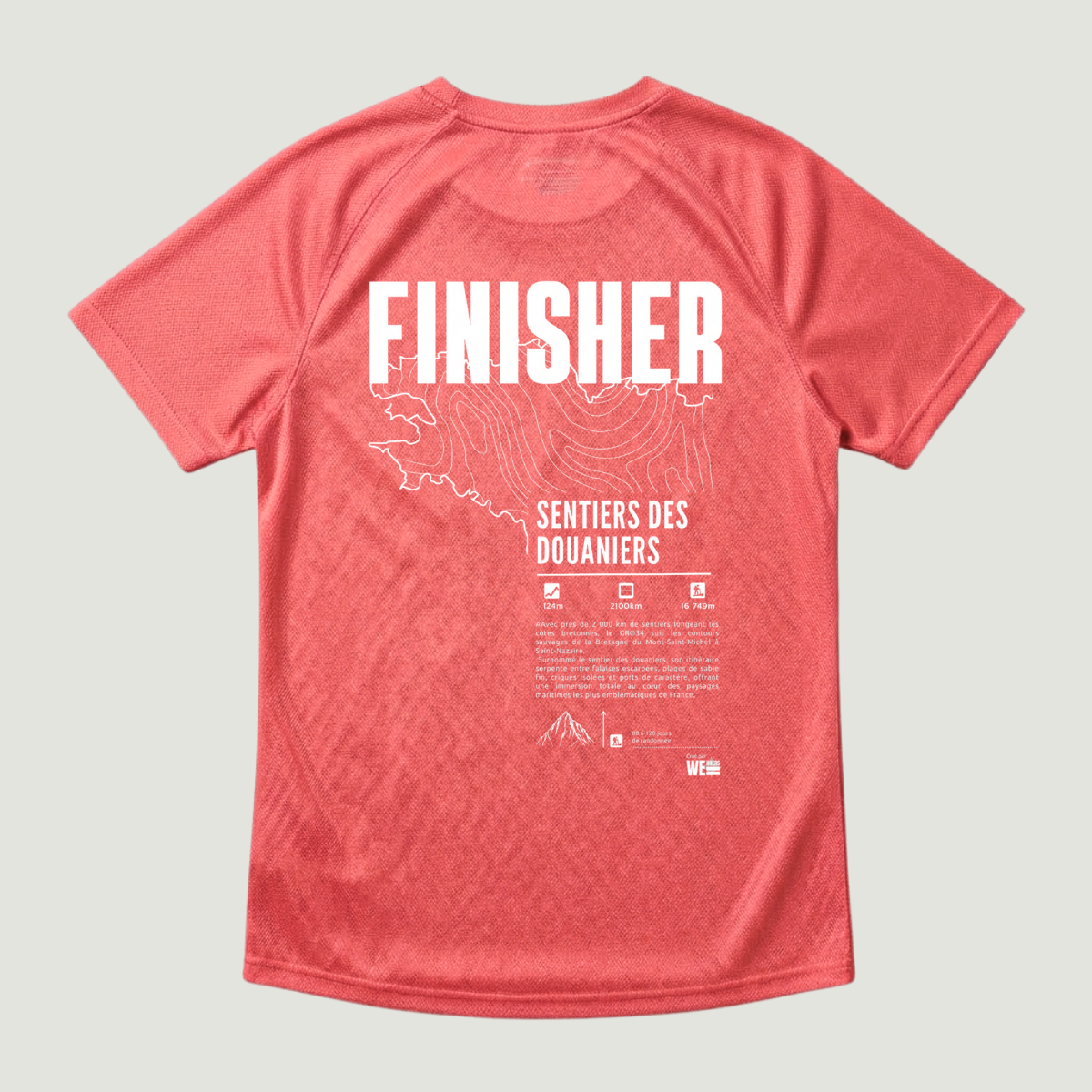 T-shirt sport GR®34 Sentiers des Douaniers