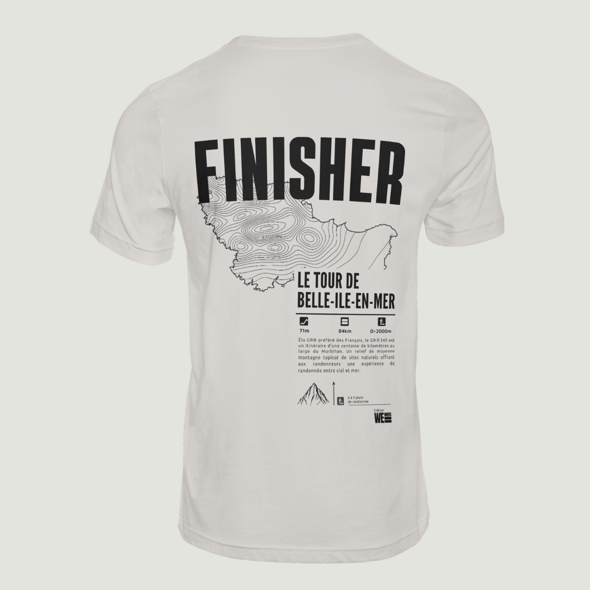 T-shirt GR®340 Le Tour de Belle-ile-en-mer