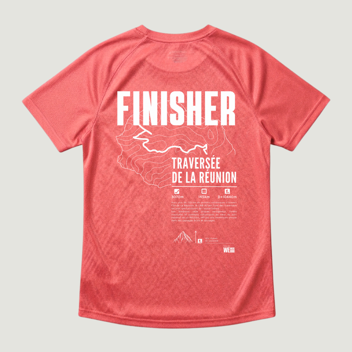 T-shirt sport GR®R2 Traversée de la Réunion