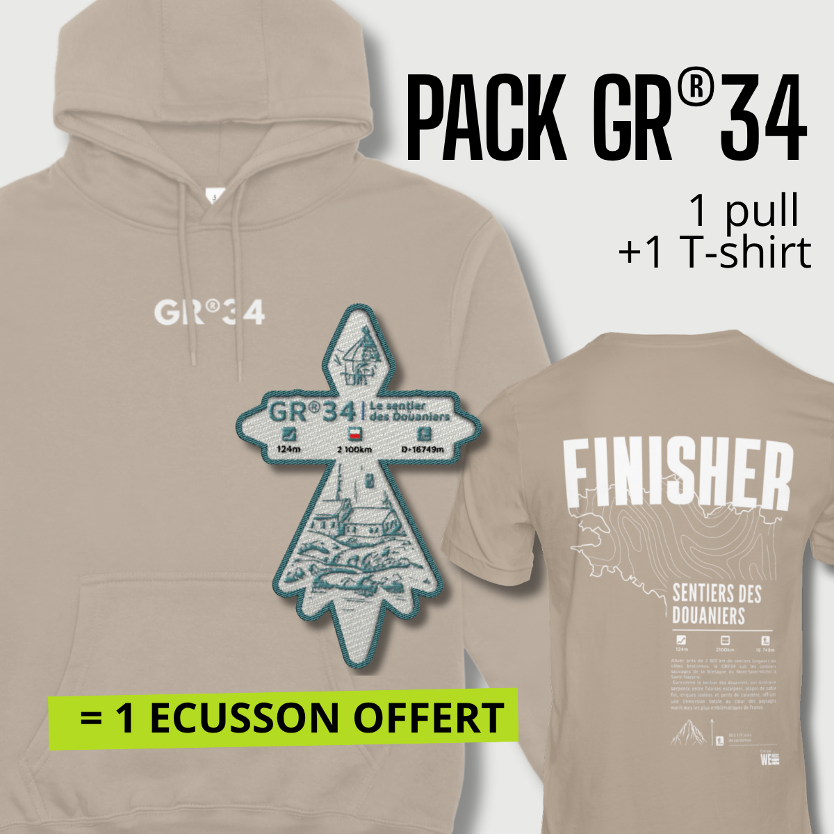 Pack GR®34 Sentier des Douaniers