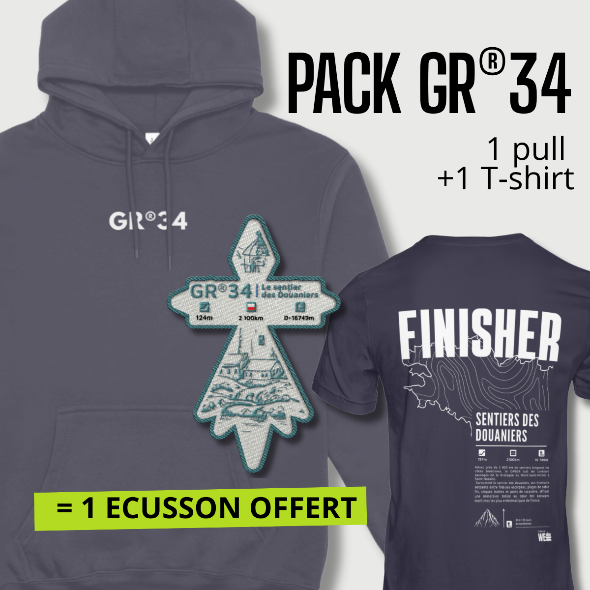 Pack GR®34 Sentier des Douaniers