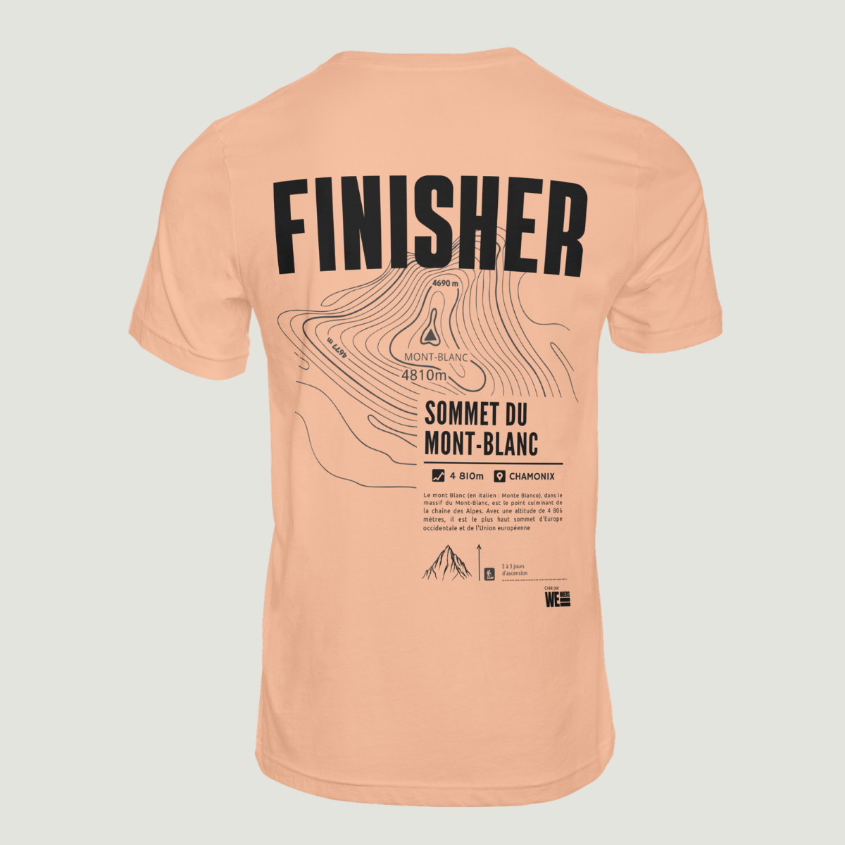 T-shirt Sommet du Mont-Blanc