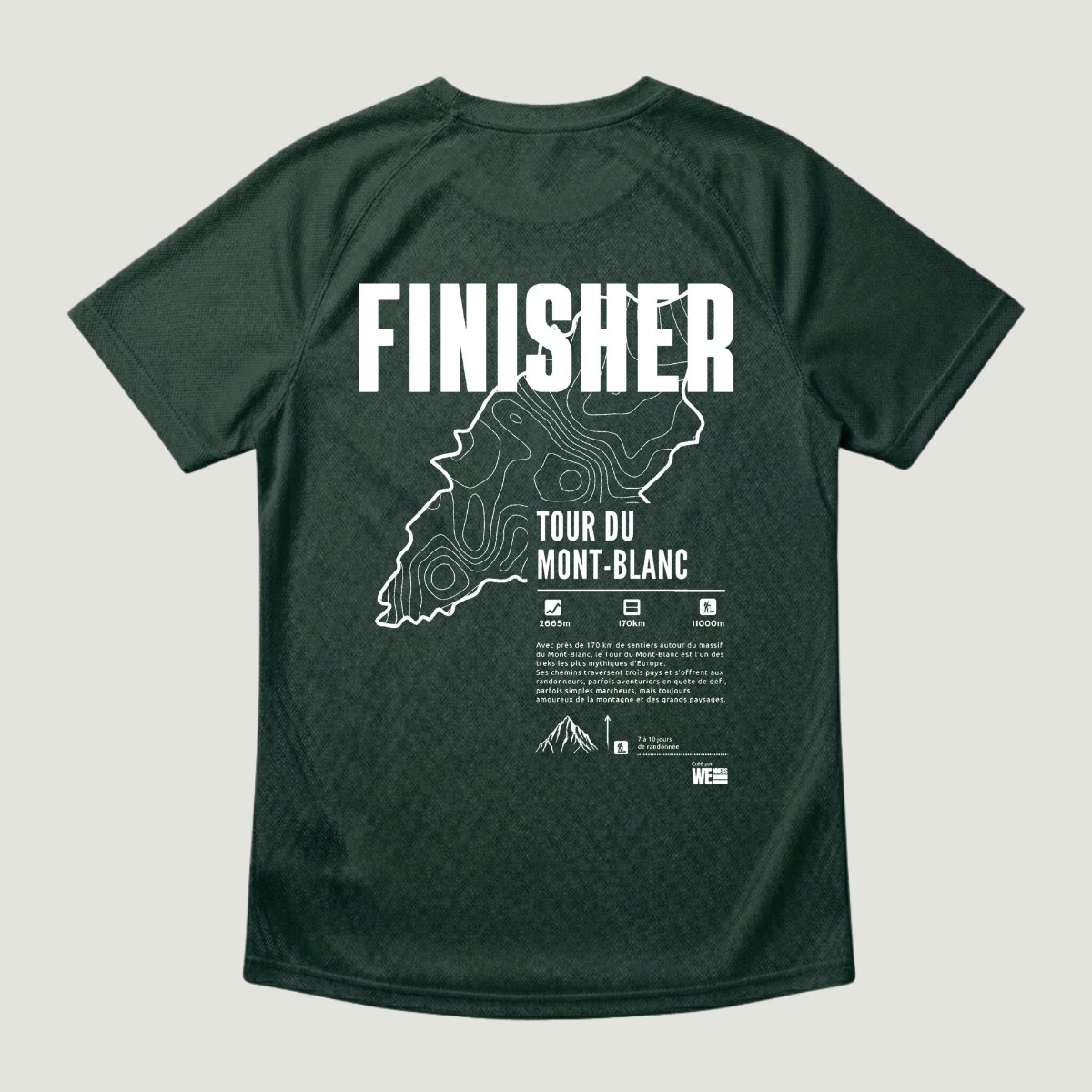T-shirt sport TMB® Tour du Mont-Blanc