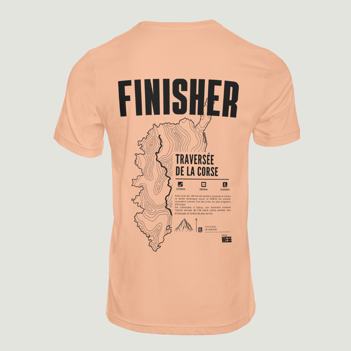 T-shirt GR®20 Traversée de la Corse