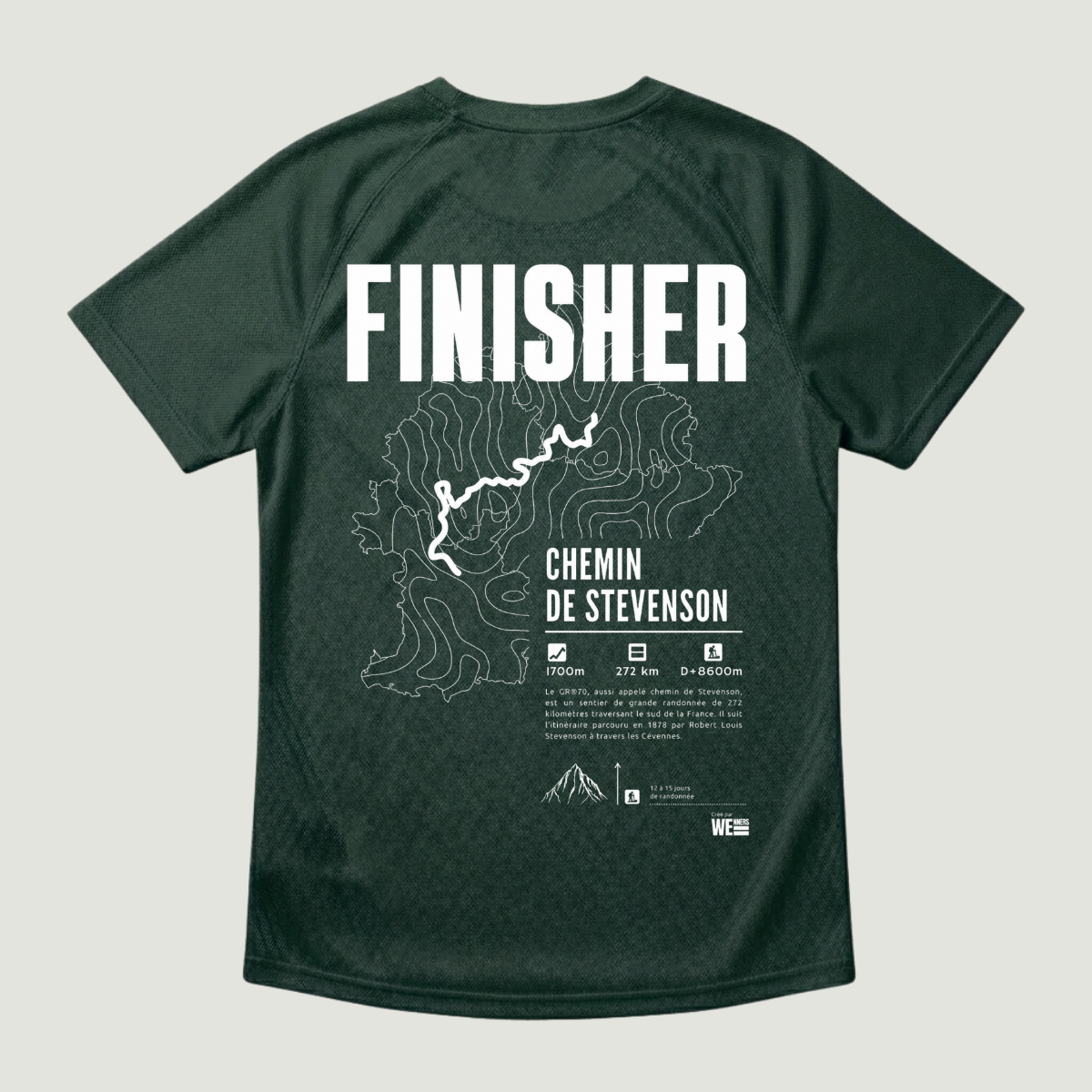 T-shirt sport GR®70 Chemin de Stevenson
