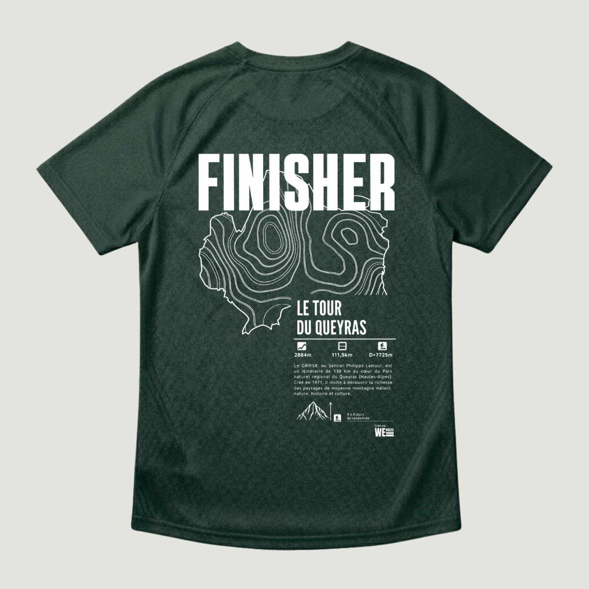 T-shirt sport GR®58 Le Tour du Queyras