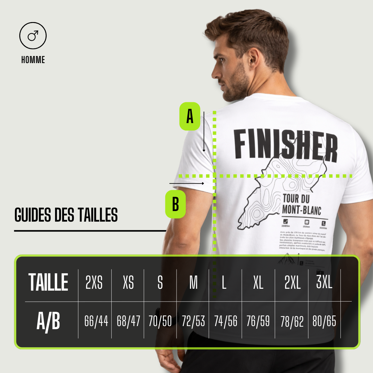 T-shirt sport GR®34 Sentiers des Douaniers