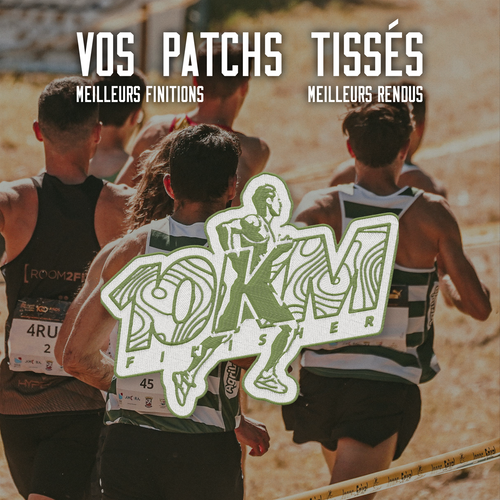 Écusson Finisher 10KM pour Homme