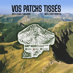Écusson GR®400 Le Tour du Volcan Cantalien