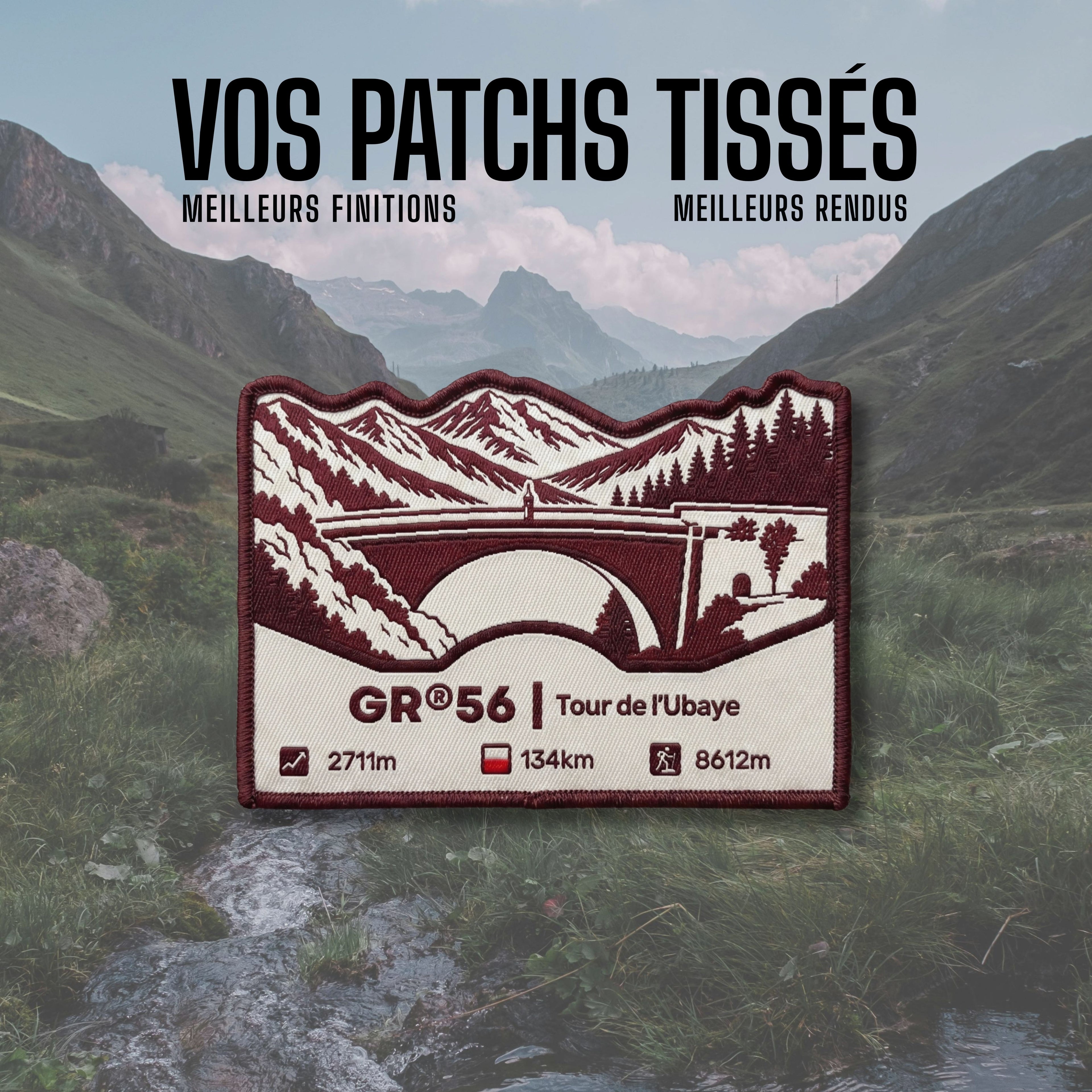 Écusson GR®56 Tour de l'Ubaye