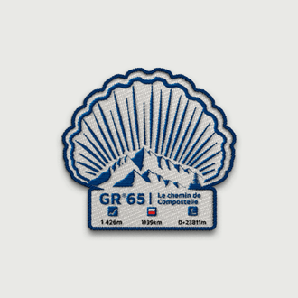 Écusson Gr®65 Le chemin de Compostelle