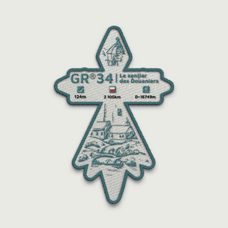 Écusson GR®34 Le sentier des douaniers
