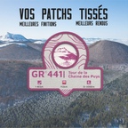Écusson GR®441 Tour de la chaine des Puy